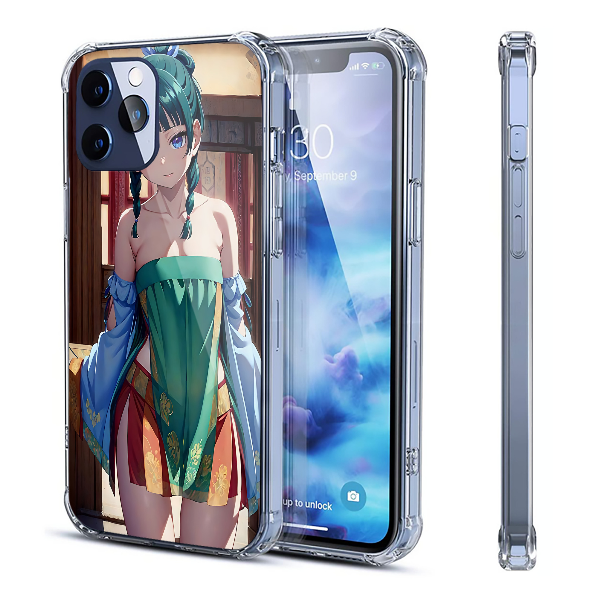 （画像用） 薬屋のひとりごと The Apothecary Diaries 【iPhone 12シリーズ対応】透明スマホケース（クリアソフトケース）